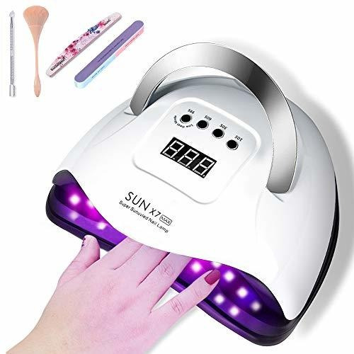 2021 Upgrade Uv Led Nail Lamp 180w, Beenle 57 Leds Fast Dry 