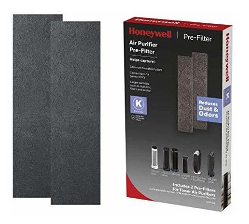 Filtro Honeywell Reductor Olores & Gases, 2 Uds.
