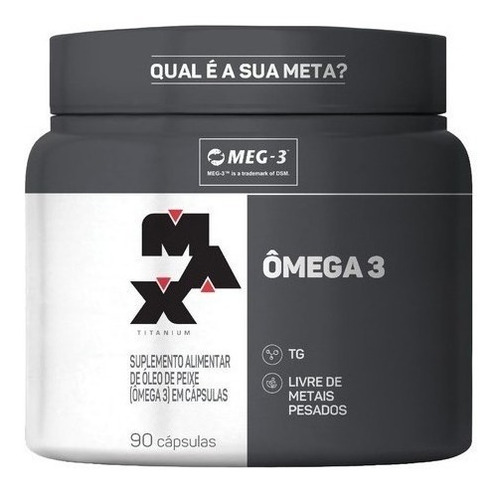 2x Oleo De Peixe - Ômega 3 Max Titanium + Nota Fiscal