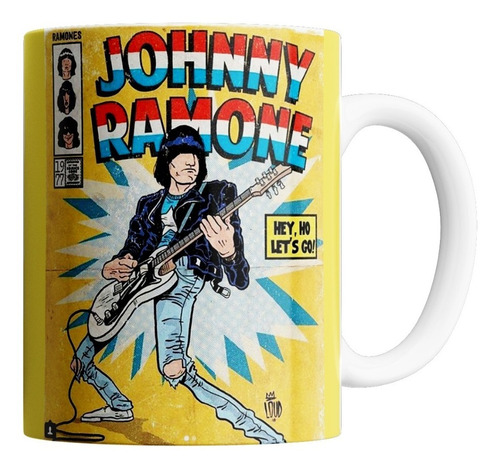 Taza De Cerámica - Ramones (johnny Ramone)