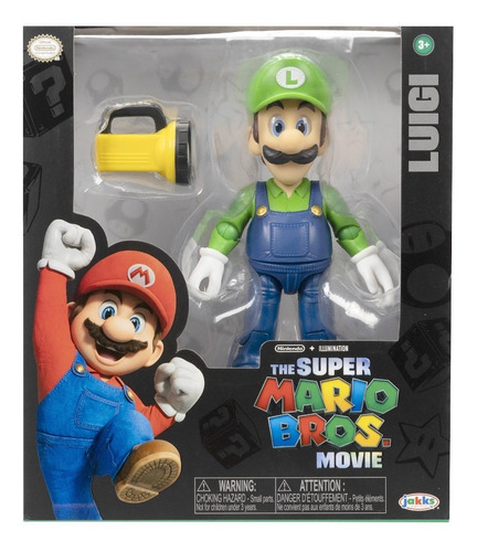 Super Mario Bros Movie Figura De Luigi De 12 Cm