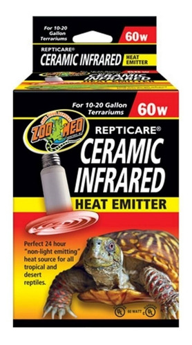 Lampara Terrario Ceramica Calor Calefactora 60 W Zoomed