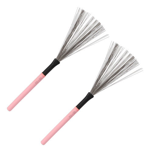 Cepillo Para Tambor, Alambre De Acero, Arce, Mango De Madera