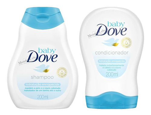 Kit Dove Baby Hidratação Enriquecida Shampoo + Condicionador