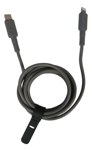 Cable Tgw Type-c A Lightning De Carga Y Sincronizacion Color Gris