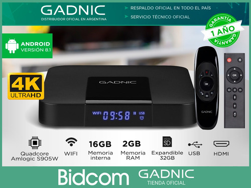 Imagen 2 de 10 de Tv Box 4k Convertidor A Smart Tv Dongle Peliculas Netflix