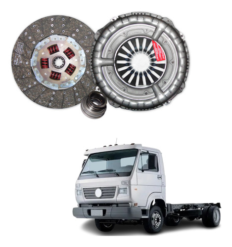 Kit Embreagem Vw Ford 8120 7100 8140 8150 Motor Mwm X10 4cil