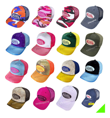 Gorra Von Dutch Camuflajeada Para No Vans No Markitos Toys