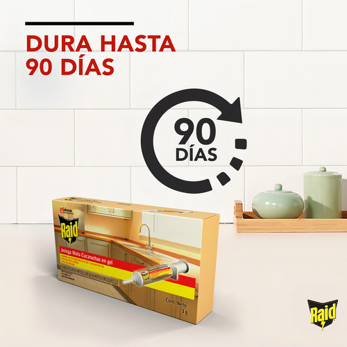 Raid Max Mata Cucarachas Jeringa