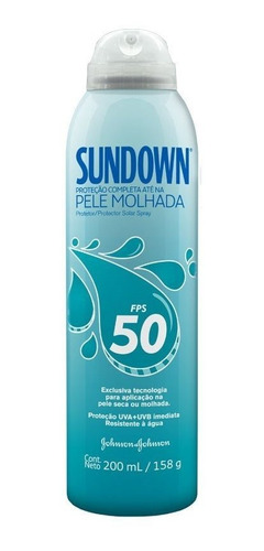 Protetor Solar Sundown Spray Pele Molhada Fps 50 200ml