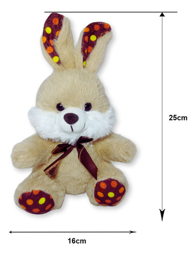 Bicho De Pelúcia Coelho Presente Envio Imediato Felpinho Cappuccino