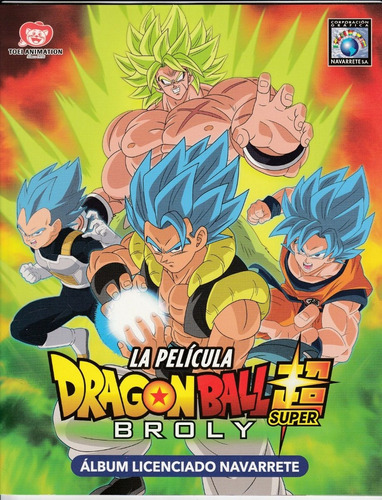 Album La Película Dragon Ball Super-broly Completo A Pegar