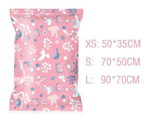 Pack Bolsas 3 Unid. Al Vacío Guarda Ropa 70x50cm 1 Bombín