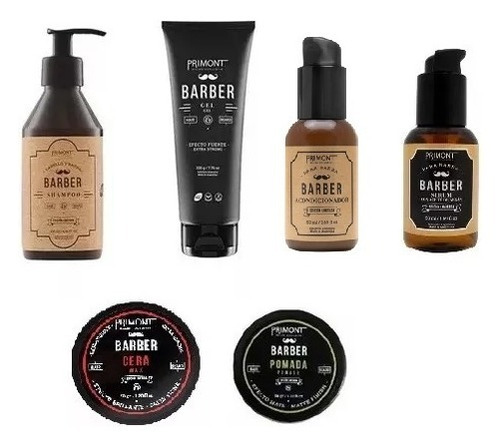 Kit Modelado Para Barba Y Pelo Primont Shampoo + Extras