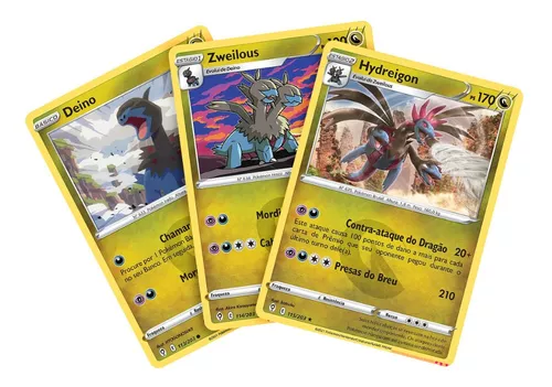 Zweilous (carta tipo dragão) - Pokémon TCG Cards (original em português)