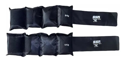 Par De Polainas De 5kg C u Para Tobillo Ajustables Ssr Sport