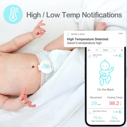 Sense-u Smart Baby Monitor 3: Real-time Notifications