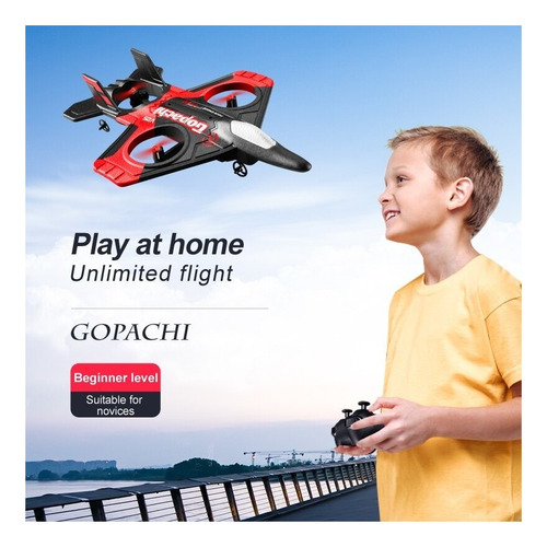 Avión Teledirigido Rc Plane Aero Jet Dron Con Cámara De 2,4