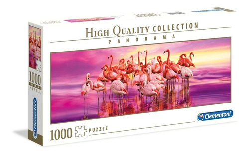 Puzzle Flamingo Dance 1000 Piezas Clementoni Original 