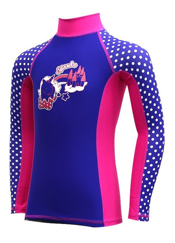 Remera Speedo Pulse Rashguard Infantil Protección Solar 