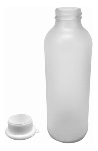 Botella Sublimable Vidrio Esmerilado 500ml Pack 5 Unidades 