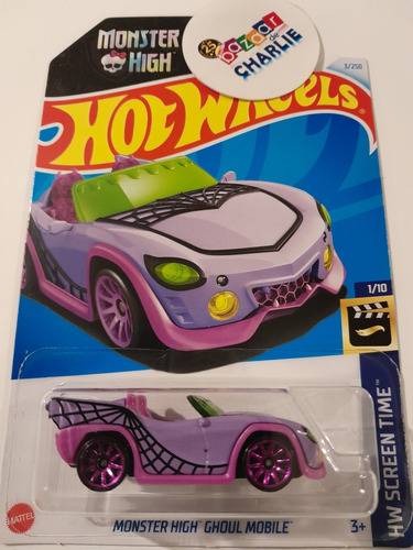 Hot Wheels | 2024 | Monster High | Ghoul Mobile