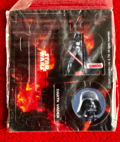 Lote 6 Tarjetas Armables Promocional Bimbo Star Wars 2005 (Usado)