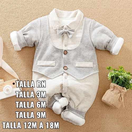 Enterizo Elegante Bebe  Ideal Para Bautizo Compromisos