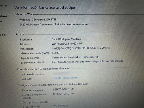 Laptop Dell Inspiron 558 Core I5 5th Ram 8gb Hdd 1tb (Reacondicionado)