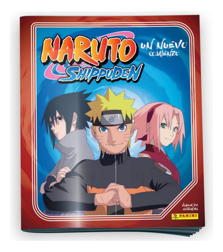 Pasta Dura Naruto Shippuden 2023 + 100 Estampas Y 20 Tarjeta