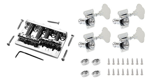 Puente De Bajo Rígido De 4 Cuerdas Para Fender Jazz Bass Pb