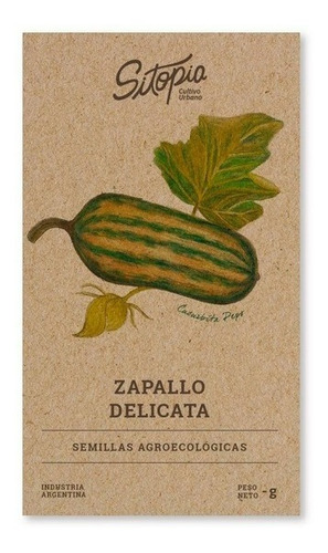 Semillas De Zapallo Delicata Sitopia