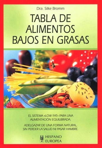 Tabla De Alimentos Bajos En Grasas