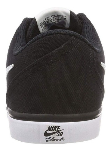 Zapatillas Nike Sb Check Solar Cnvs Black/white | Envío gratis