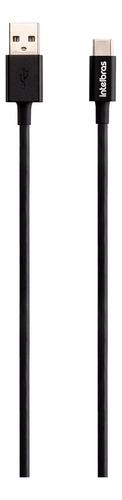 Cabo Usb-c 1,2m Pvc Preto Euac 12pp Intelbras