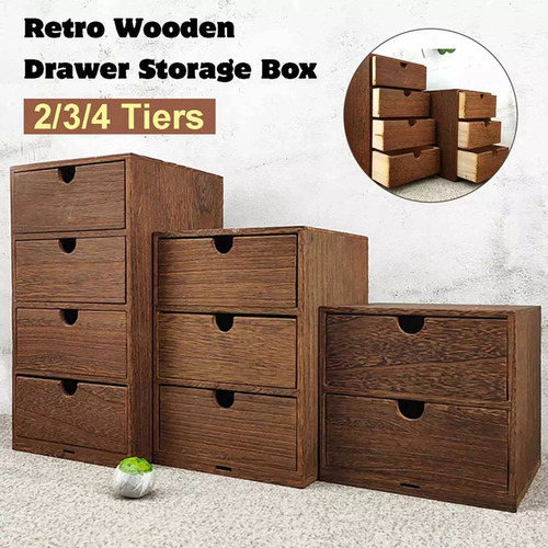 2 Cajones De Madera For Guardar Joyas, Cajoneras De Madera