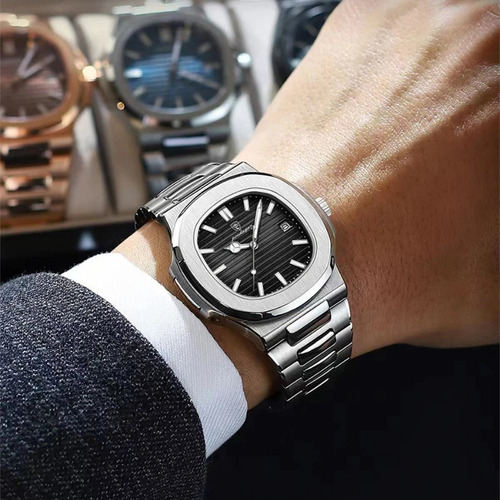 Relojes De Pulsera Poedagar Classic Luminous Calendar