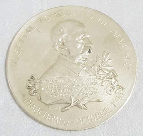 Medalla Hospital Torcuato De Alvear Inaugurado 1910 B30