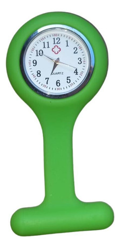 Relógio De Enfermagem Bolso Ponteiro Verde