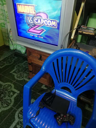 Playstation 2 Slim Con Chip Matrix Negro