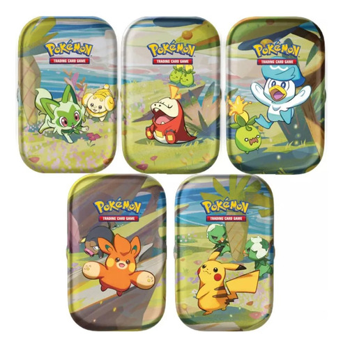 Pokémon Tcg Mini Tin Lata Paldea Friends Ingles