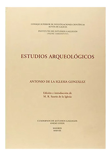 Estudios Arqueologicos - Iglesia Antonio De - #w