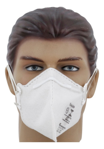 10 Máscaras Respiratória Pff2 Sem Filtro