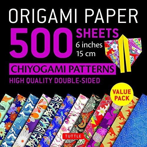 Origami Paper 500 Sheets Chiyogami Patterns 6 15cm -, de Tuttle Publish. Editorial Tuttle Publishing en inglés