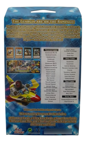 Yugioh Geargia Rampage Structure Deck Sellado Inglés