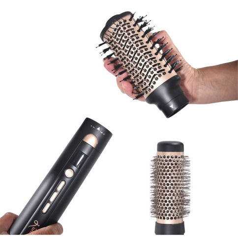 Cepillo Secador Bucleador Pelo Ionic Rizador 6 En 1 Karmiel