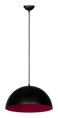 Lámpara De Techo Colgante Moderna Diseño Minimalista Dh-5110 Estructura Negro - Magenta
