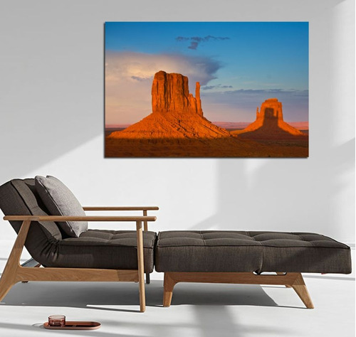 Vinilo Decorativo 20x30cm Monument Valley Paisaje Arte