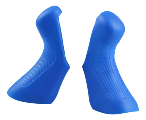 2 Piezas De Cubierta De Palanca De Cambios De Bicicleta Azul