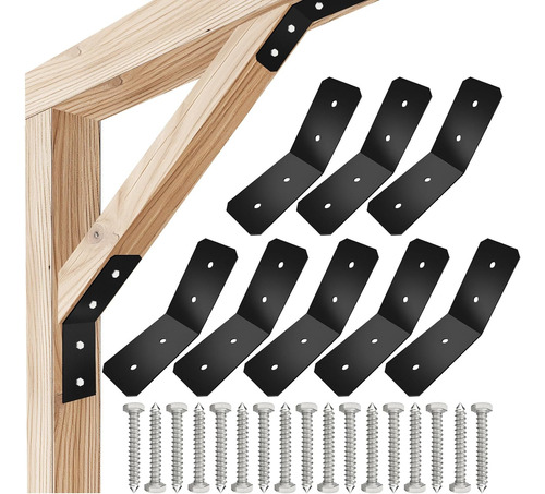 8 Soportes De Ángulo De 45 Grados Para Pérgola Resistente
